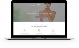 Webdesign Portfolio TAEL Kosmetikinstitut CREATED21
